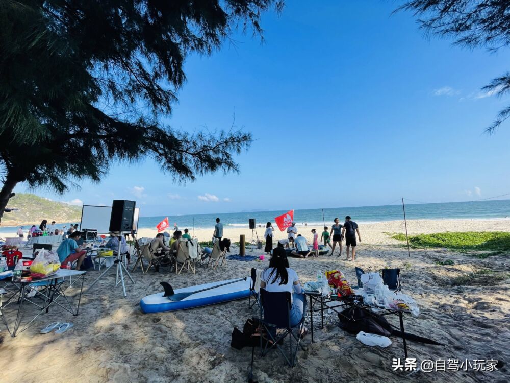 深圳周边最美野沙滩终于被找到了！人少好玩开车直达，关键又不晒