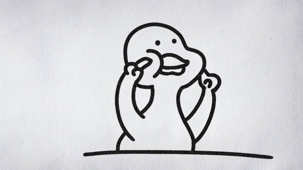 简笔画怎么画，让我来教你画可爱鸭