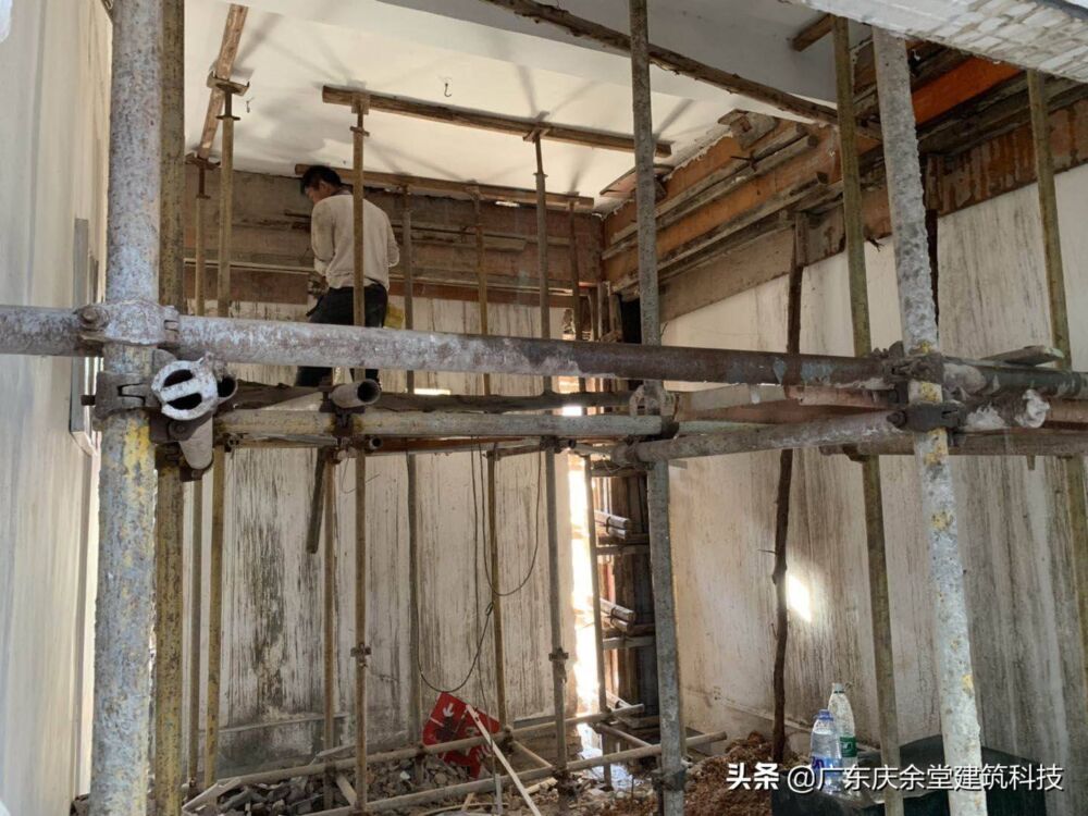 近期工程—惠州市惠东南方电网大岭办公楼首层墙改梁改造加固工程