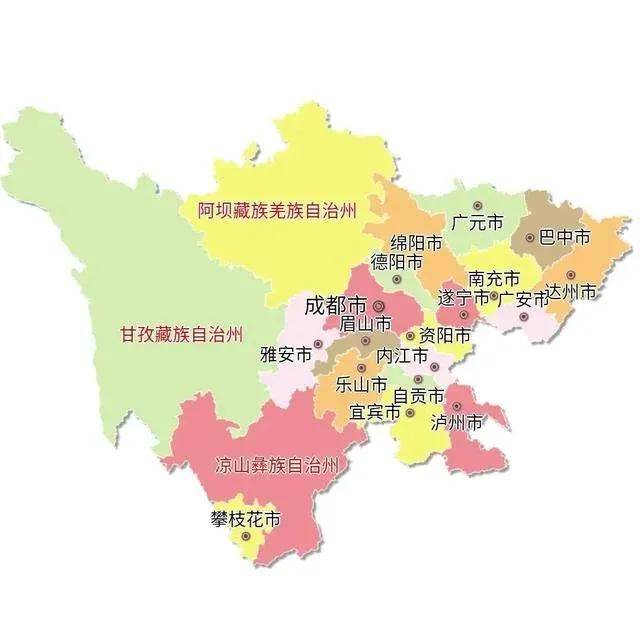 网友建议四川进行地级区划调整，调整为17个市州