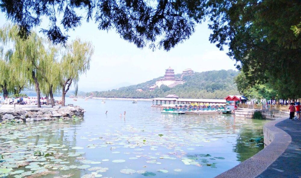 「游颐和园2」游昆明湖，观万寿山，知暗含福山寿海之意