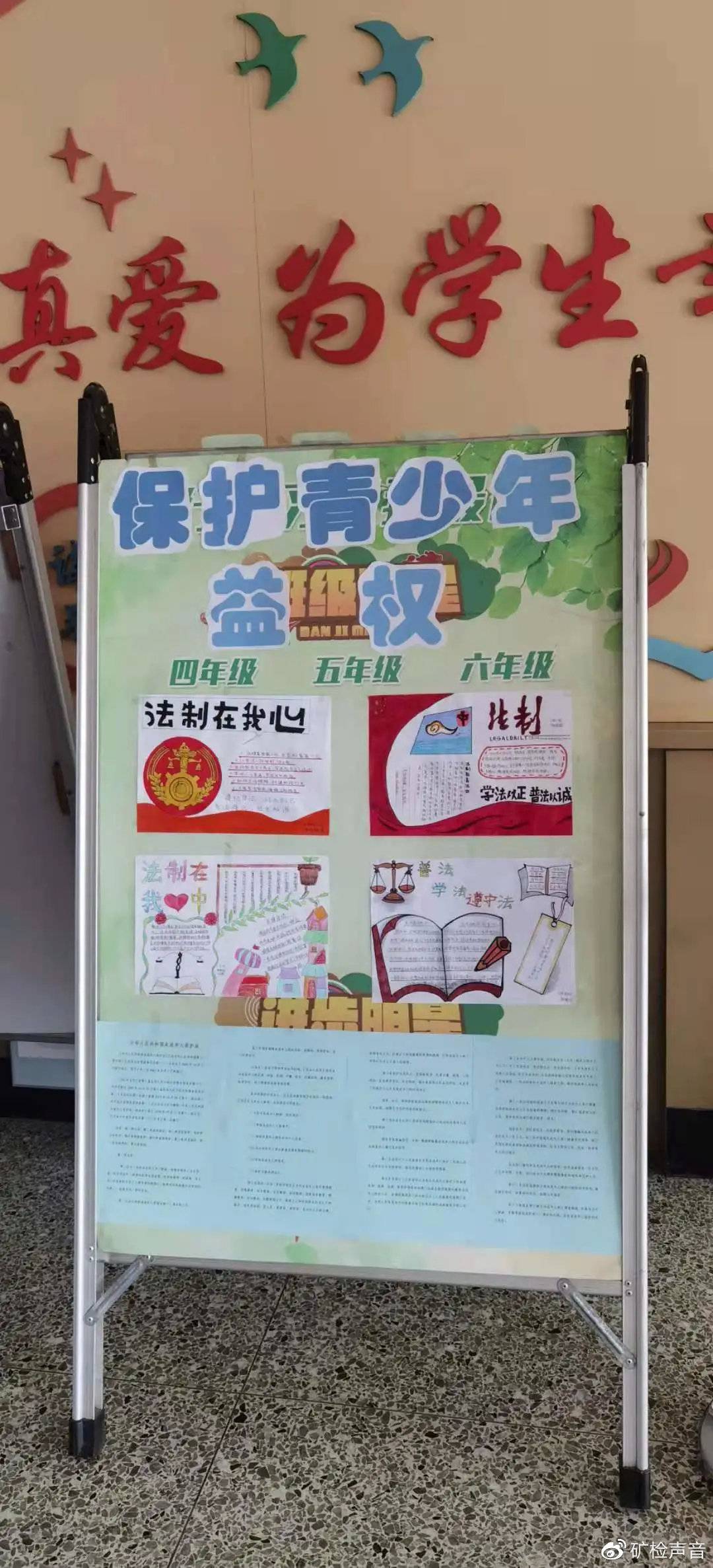 “手拉手检爱同行 心连心共护未来”主题活动之法治手抄报展示（六）