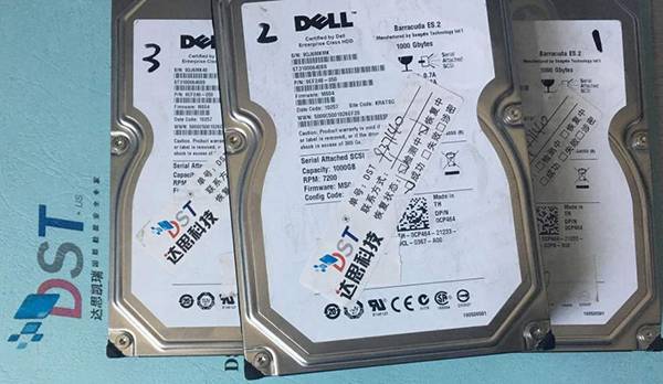 戴尔服务器T410三块硬盘RAID5数据恢复成功案例