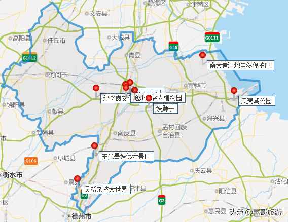 河北沧州十大景点有哪些？自驾游玩怎么安排行程路线？