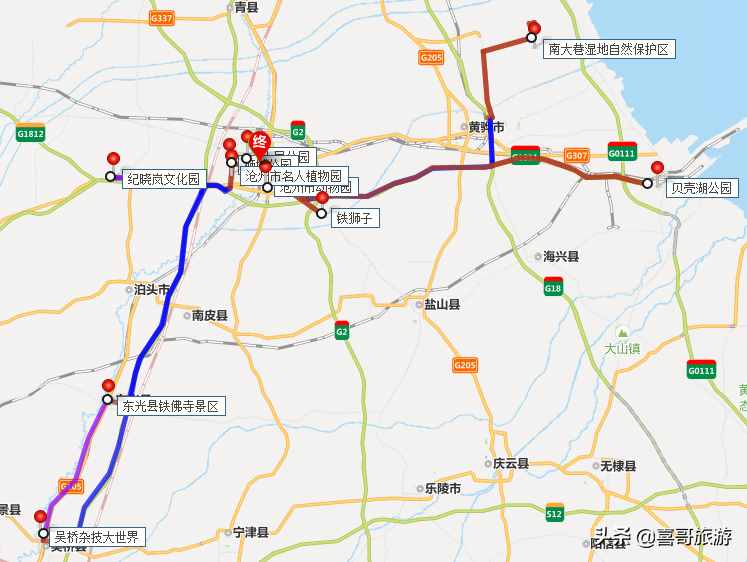 河北沧州十大景点有哪些？自驾游玩怎么安排行程路线？