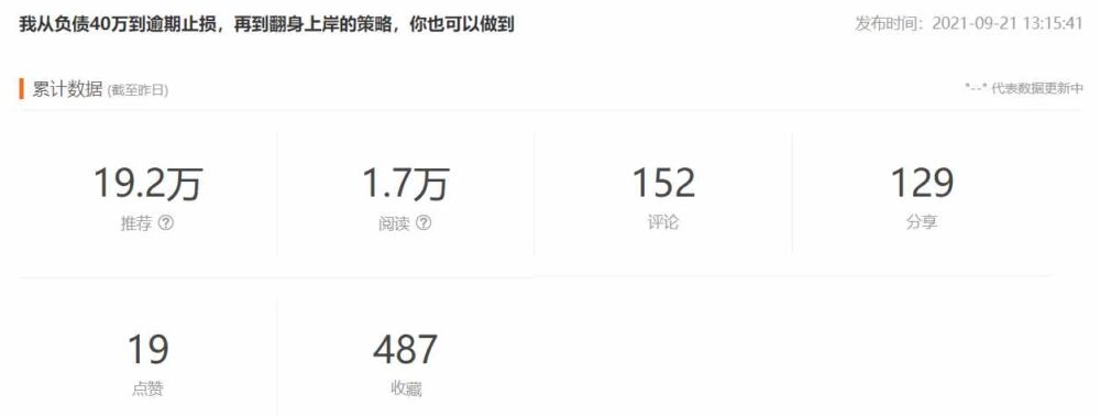 负债40多万逾期止损后，我整理了一套自救心法