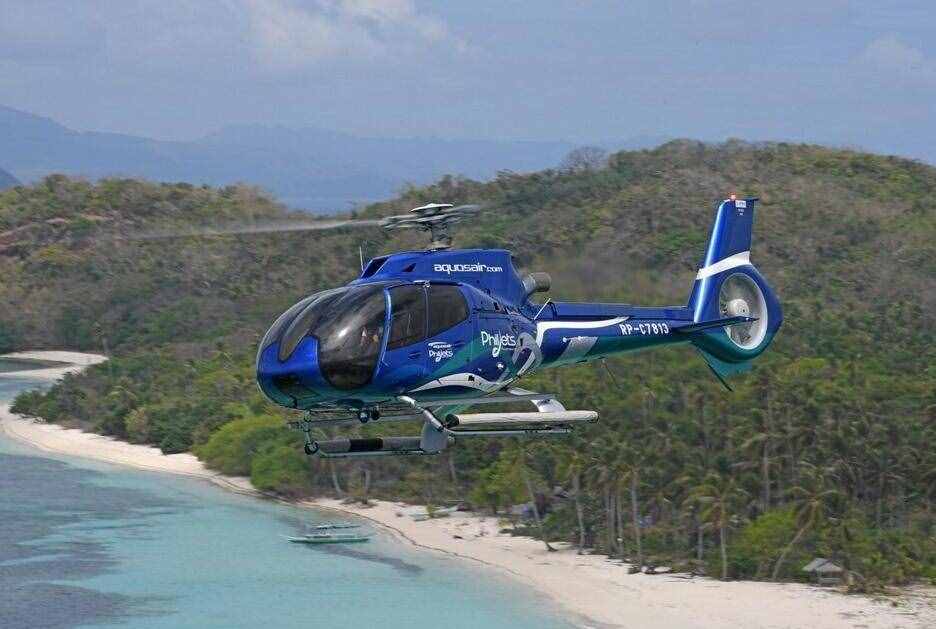 空客生产的这款直升机价值2千多万，视野开阔，能坐8个人
