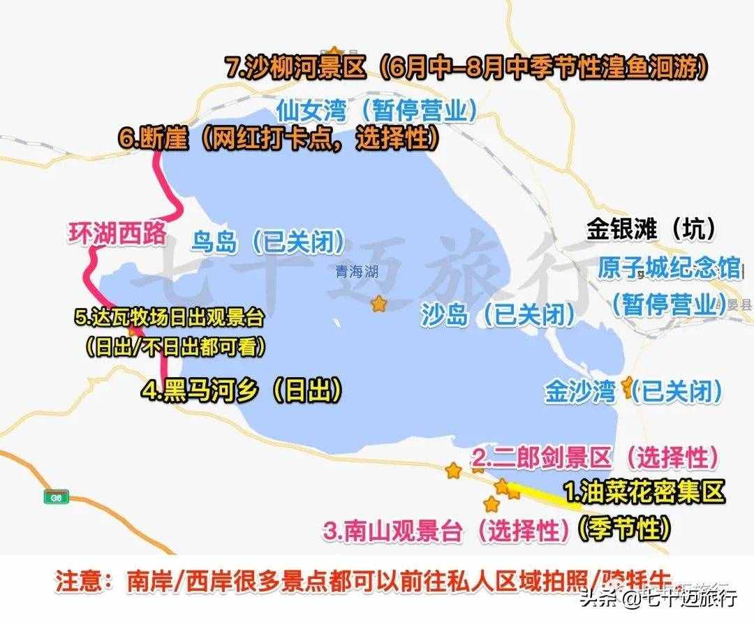 2021年最新青海湖自驾旅游攻略（景点 部分景点关闭 小众拍照点）