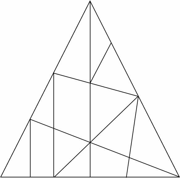 在这个图形中，你能找到多少个三角形？