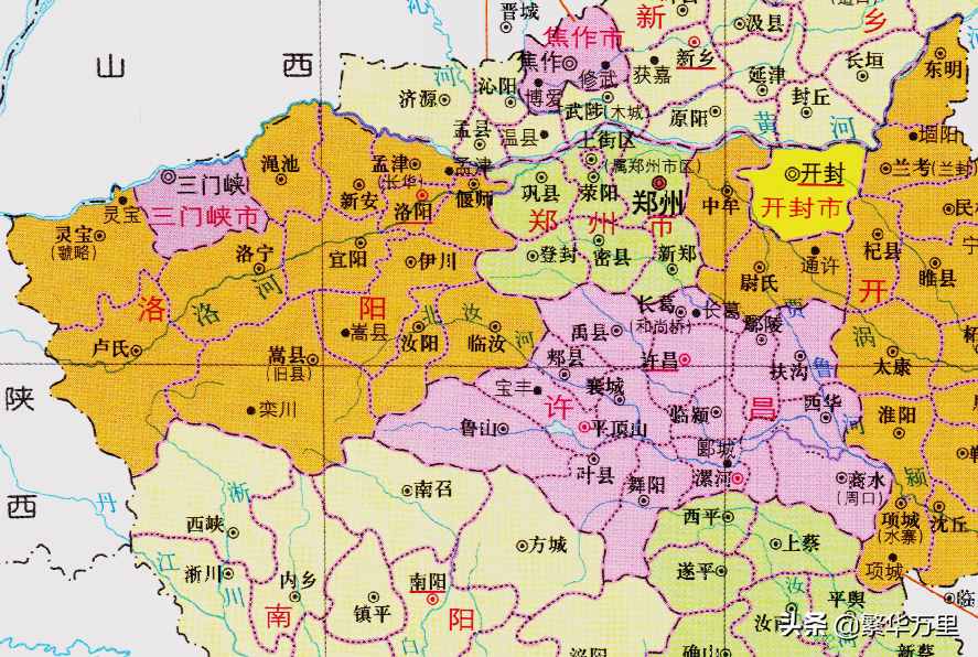 河南省的区划调整，17个市之一，三门峡市为何有6个区县？