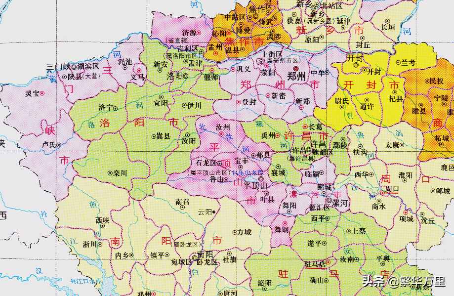 河南省的区划调整，17个市之一，三门峡市为何有6个区县？