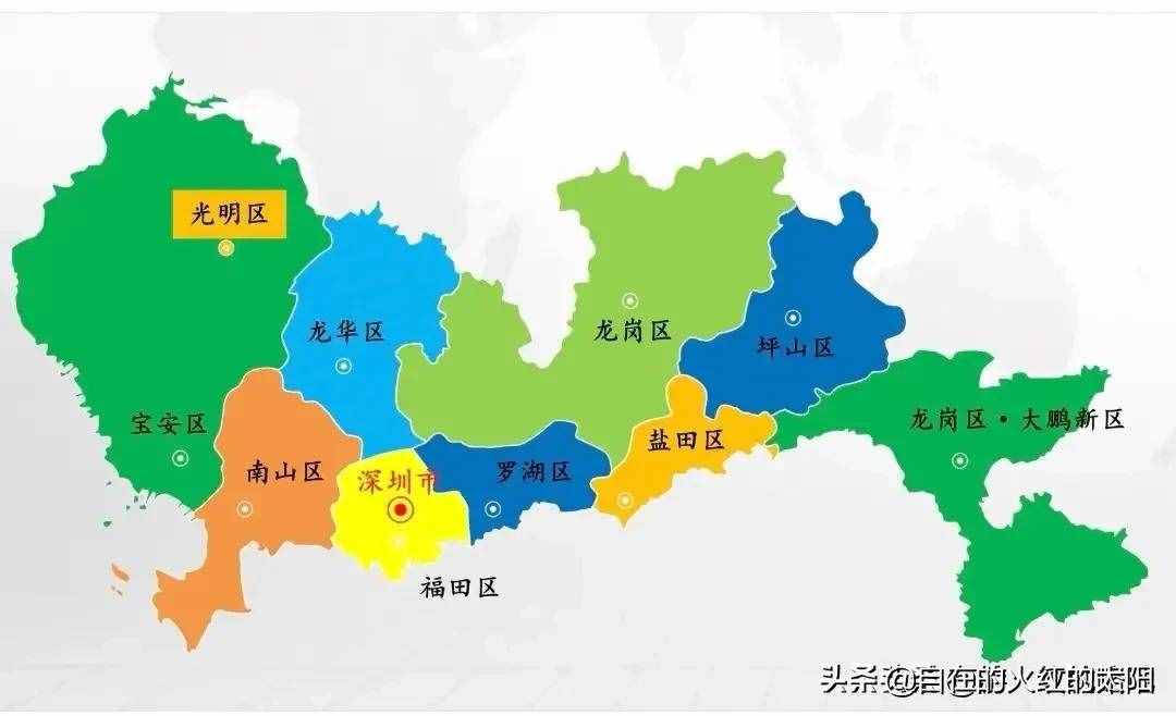 深圳市各辖区详细景点名录