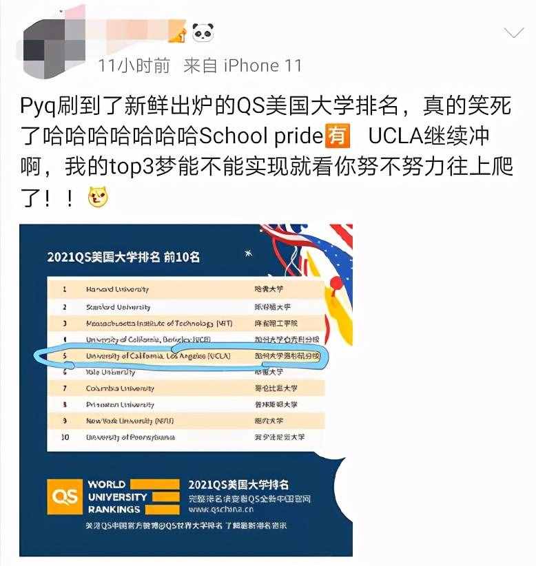 QS2021美国大学排名一出，留学生慨叹：学校比自己“更努力”