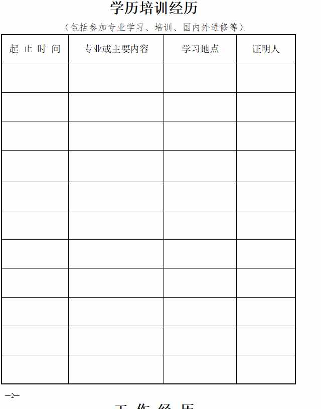 河北省《专业技术职务资格评审表》填写说明