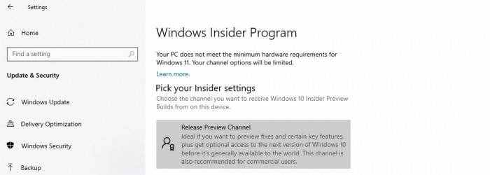 如何让不符合条件的设备升级Windows 11