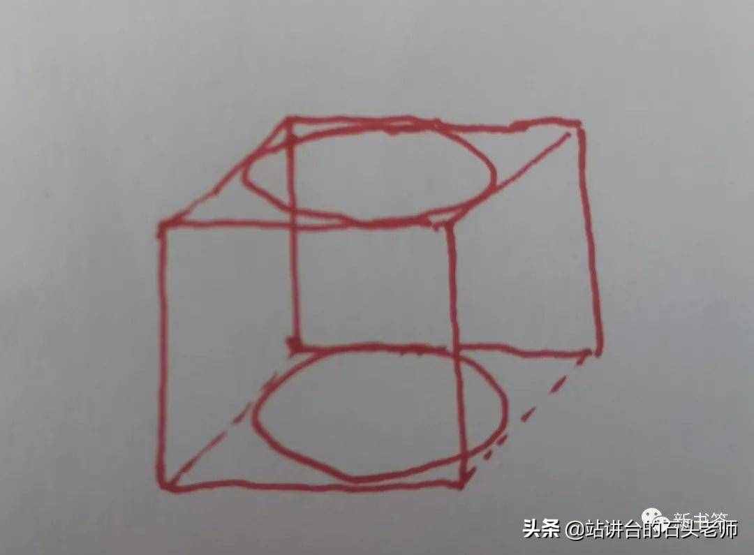 10秒画好正方体、圆柱体和圆锥体示意图的方法