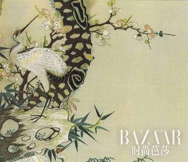中国服饰专栏|范冰冰穿过的中国鹤，到底象征着什么？