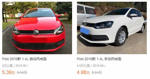 5万元二手车买什么？名爵6能省10万，大众polo最实用