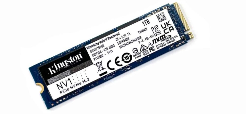 人人都能用上M.2 SSD，金士顿NV1 M.2 NVMe固态硬盘正合适