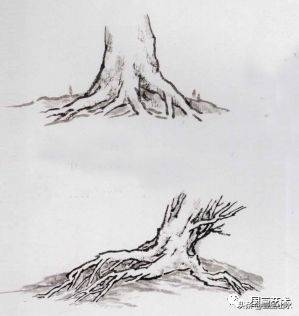 国画技法——树木画法