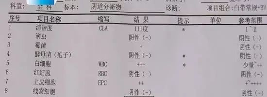 3分钟教你看懂白带常规检查报告