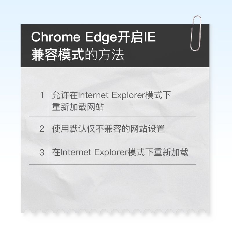 技术丨如何在Chrome Edge开启IE兼容模式