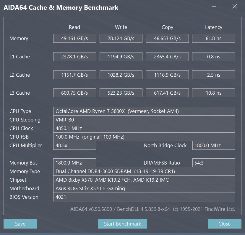 金士顿FURY Beast DDR5 4800/5200性能测试