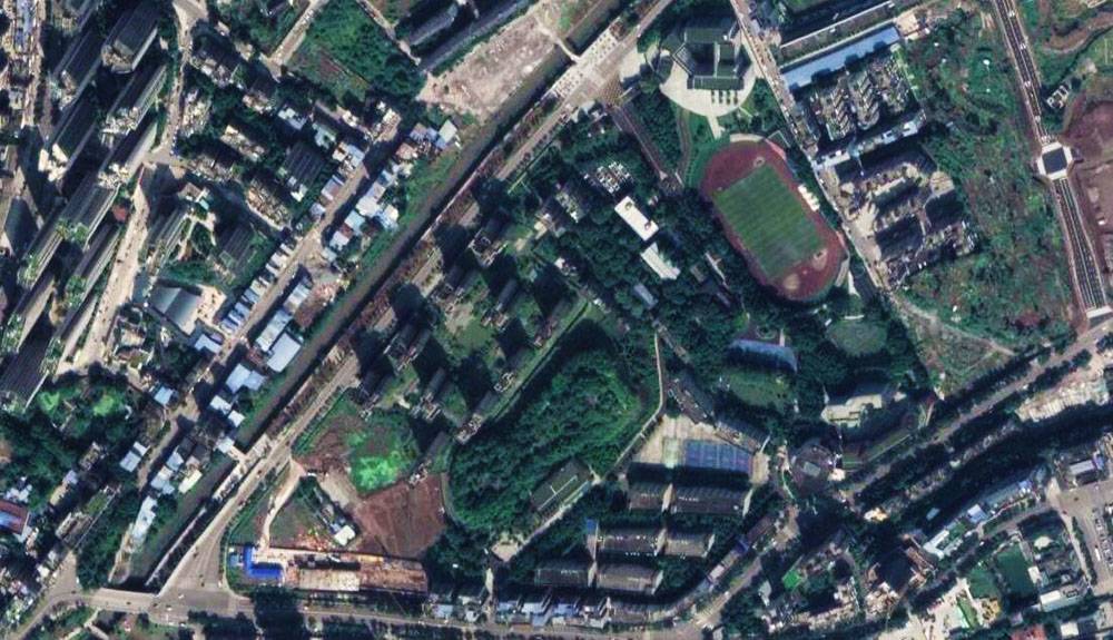 卫星航拍重庆万州7所大学：1所本科院校，6所专科院校