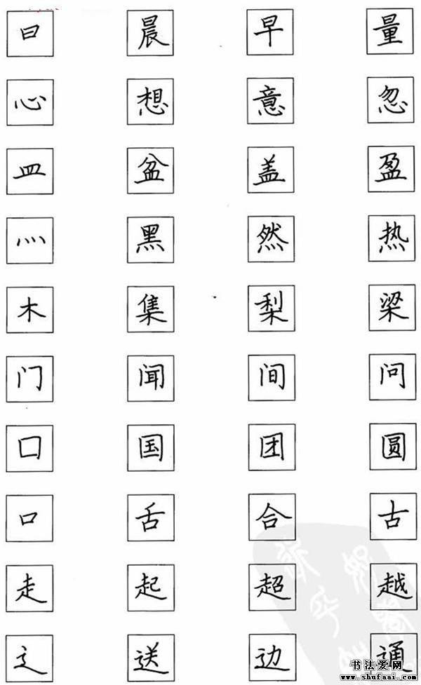 钢笔书法的书写规律与口诀，一看就懂