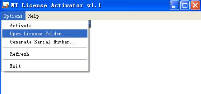NI License Activator 使用说明
