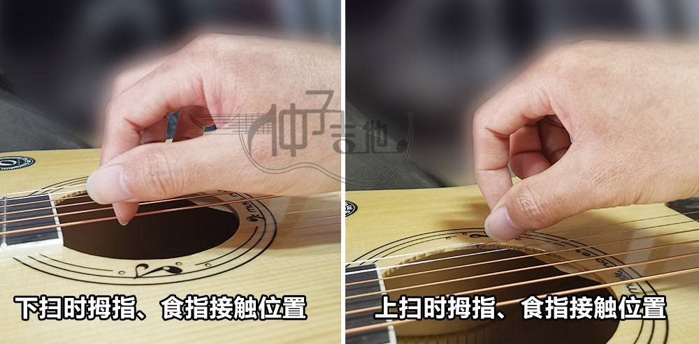 吉他扫弦技巧，特定的指甲形状和扫弦黄金角度大大提升音质？