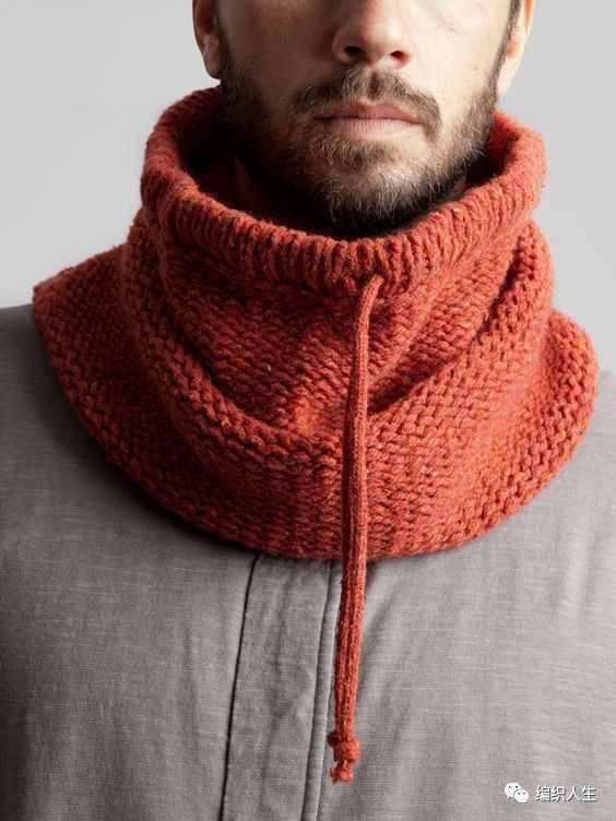 男士围巾织什么款帅气又保暖？看完立马找毛线来织···（附图解）