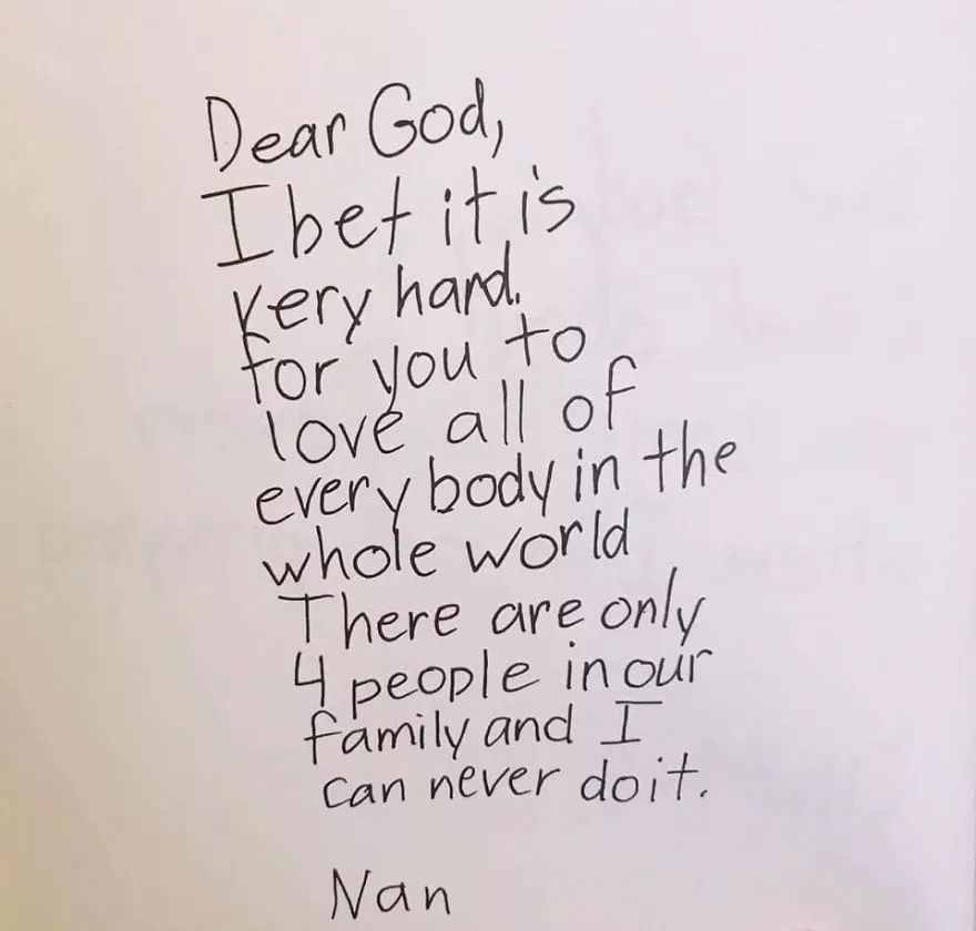 这些小朋友写给上帝的信，真的是治愈力Max呢