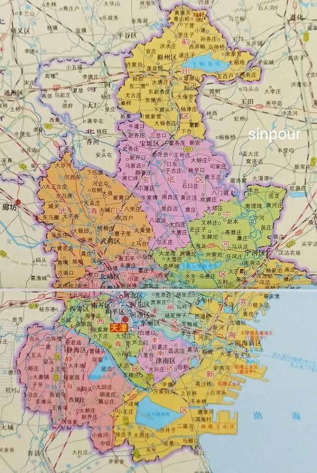 2019年天津市地图