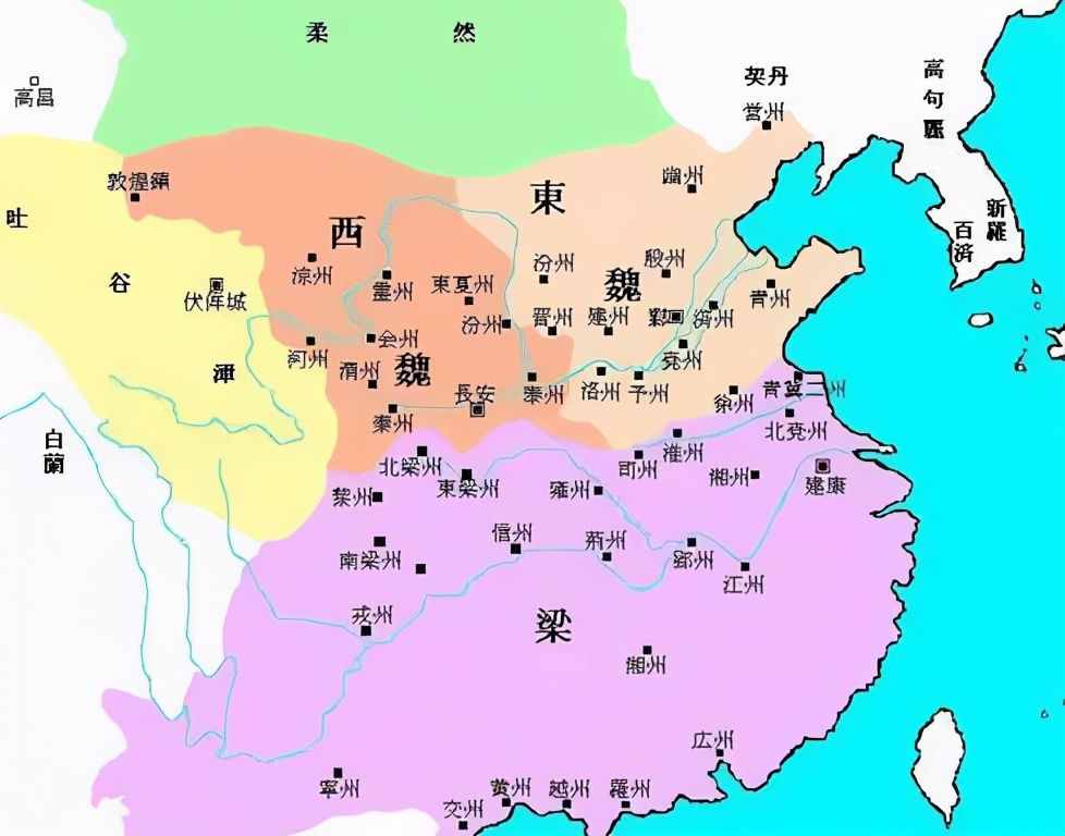 中国历史上一共有5次三足鼎立，除了三国，你还知道哪次？
