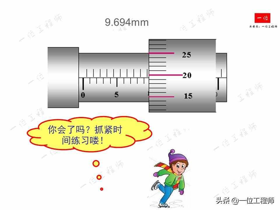 螺旋测微器的读数，螺旋测微器的结构以及读数方法，你读对了么