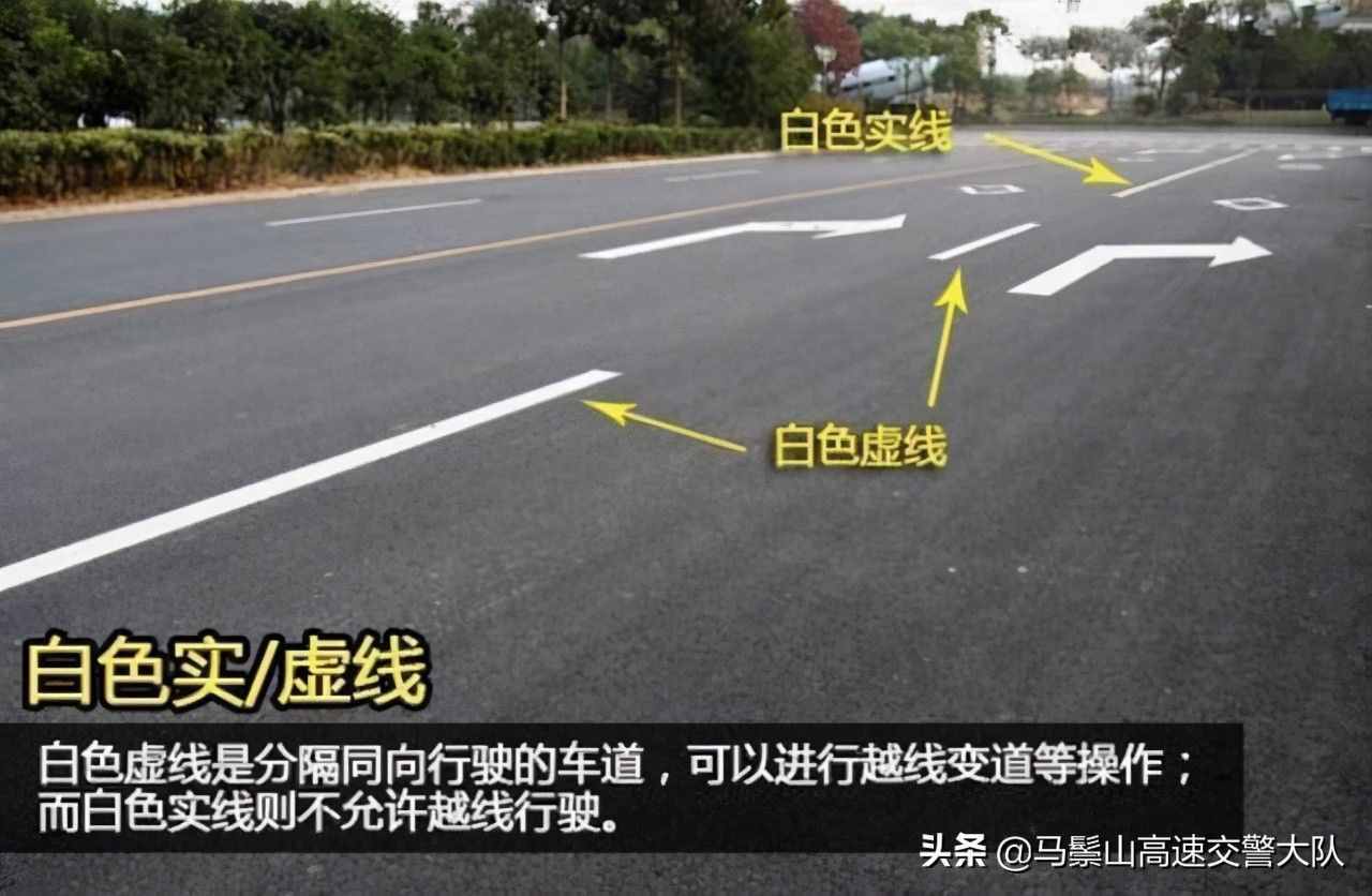 5分钟读懂20种道路交通标志线