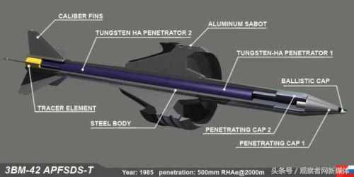 尾翼稳定脱壳穿甲弹不会跳弹？CCTV居然来打脸了