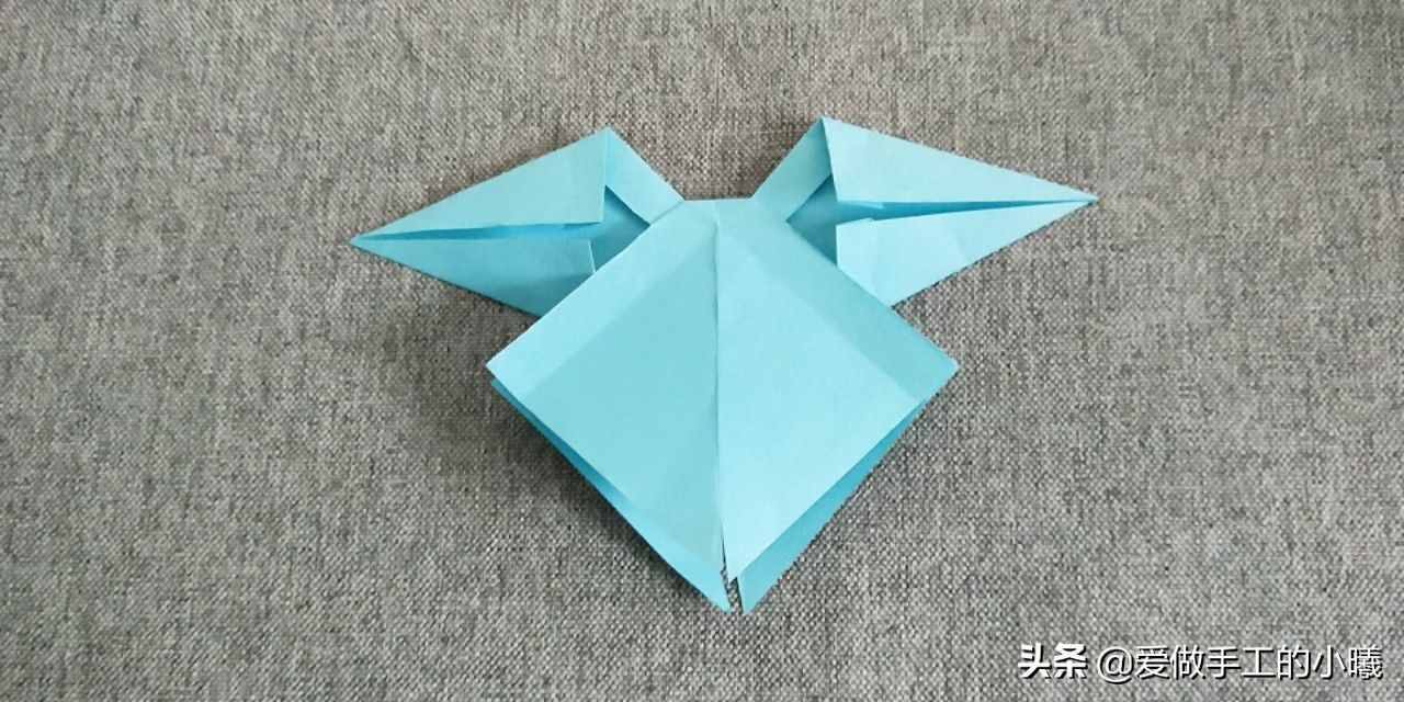 蝴蝶结折纸图解，简单又漂亮