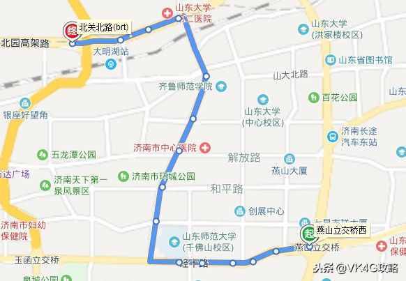 济南BRT快速公交14条线路一览