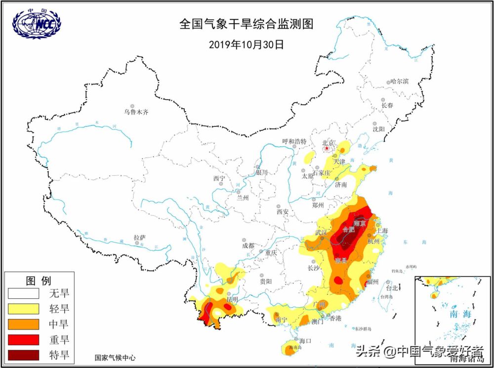 干燥得创纪录！江西81天无雨旱情严重，安徽江苏等省份也要警惕