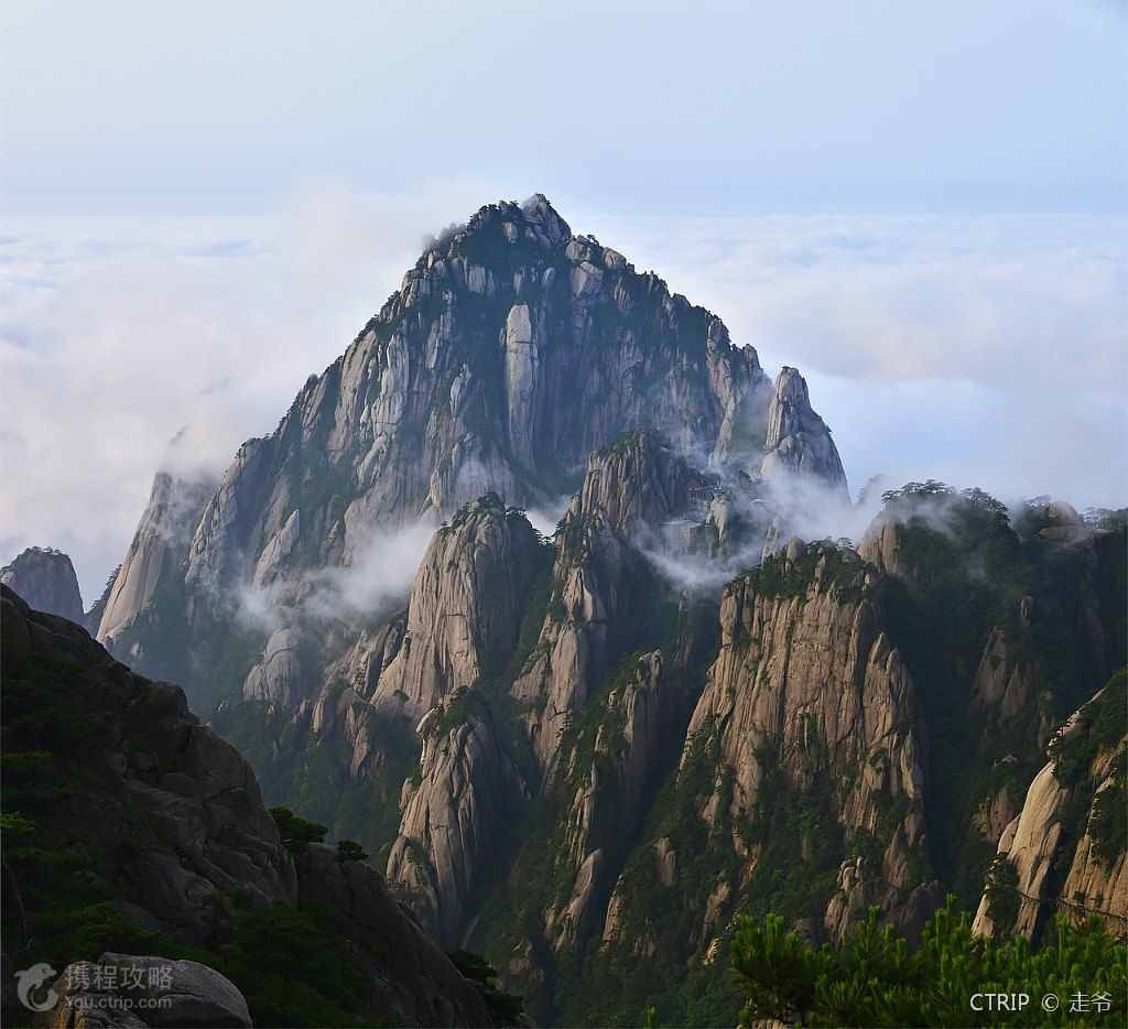 去黄山旅游这样的姿势才是对的