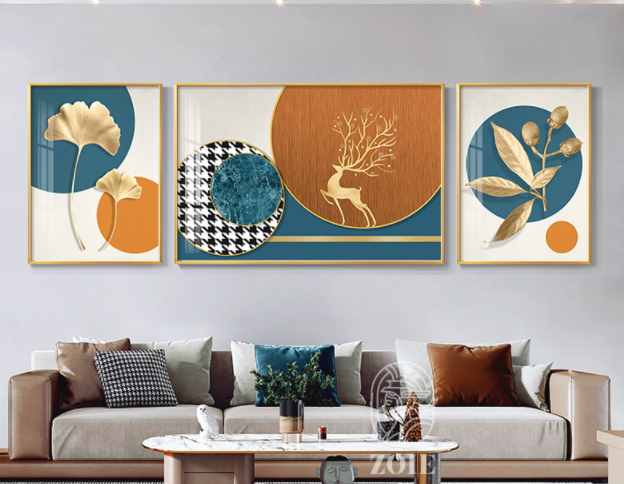 精心整理的客厅画，6种风格，2个空间尺寸要求，建议收藏