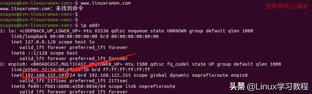 如何查看Linux的IP地址