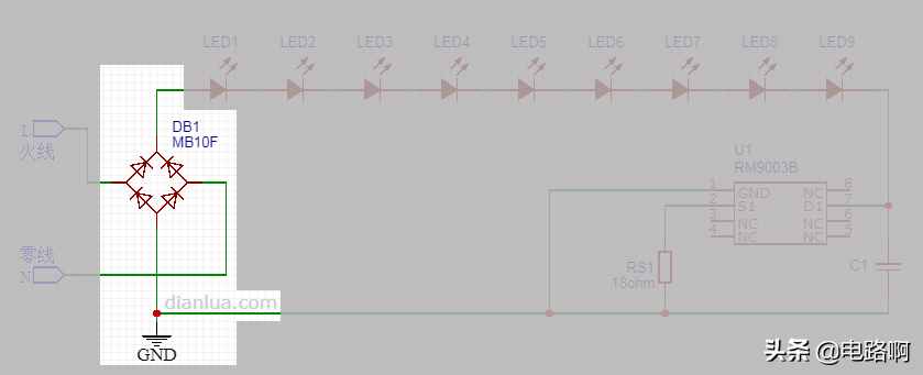 一元包邮的家用LED日光灯泡，究竟是用什么电路做到的？