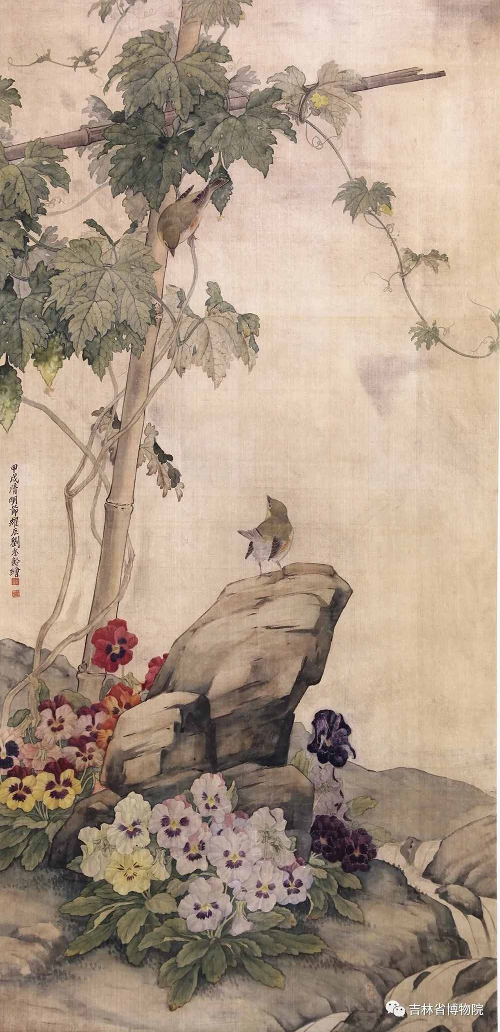 赏心悦目！看一看这些工笔花鸟画