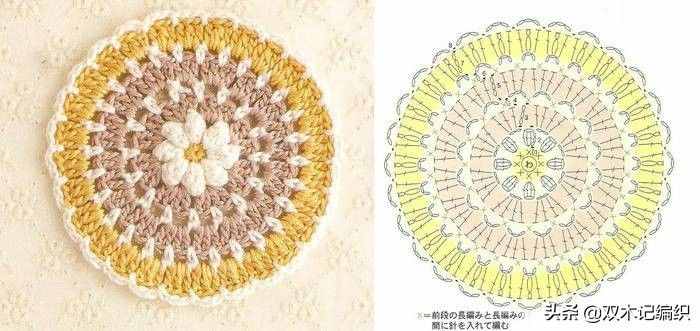 适合零基础钩针新手入门编织练习的一组小花样