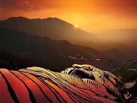 广西桂林龙脊梯田，全国十大最美的梯田：一生必须值得去景点