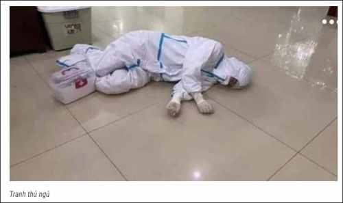 台媒公布台湾医疗人员累瘫的照片，结果全都不是台湾的
