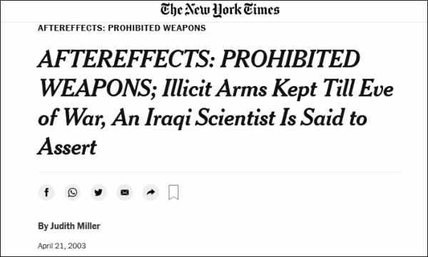 炒作“病毒武汉泄露”的美国记者，原来还是美国发动伊拉克战争的“帮凶”